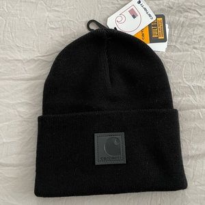 **NWOT** Carhartt Unisex Knit Beanie w. Leather Logo
